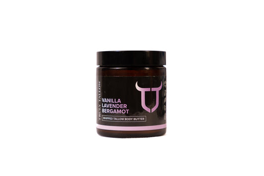 Vanilla Lavender Bergamot Whipped Tallow Body Butter