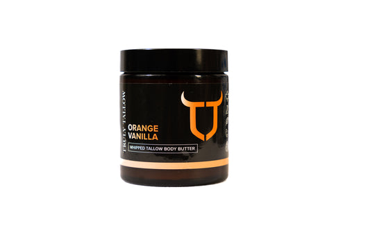 Orange + Vanilla Whipped Tallow Body Butter