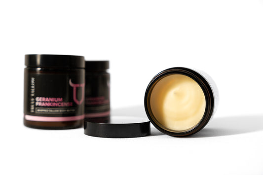 Geranium + Frankincense Whipped Tallow Body Butter