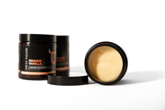 Orange + Vanilla Whipped Tallow Body Butter